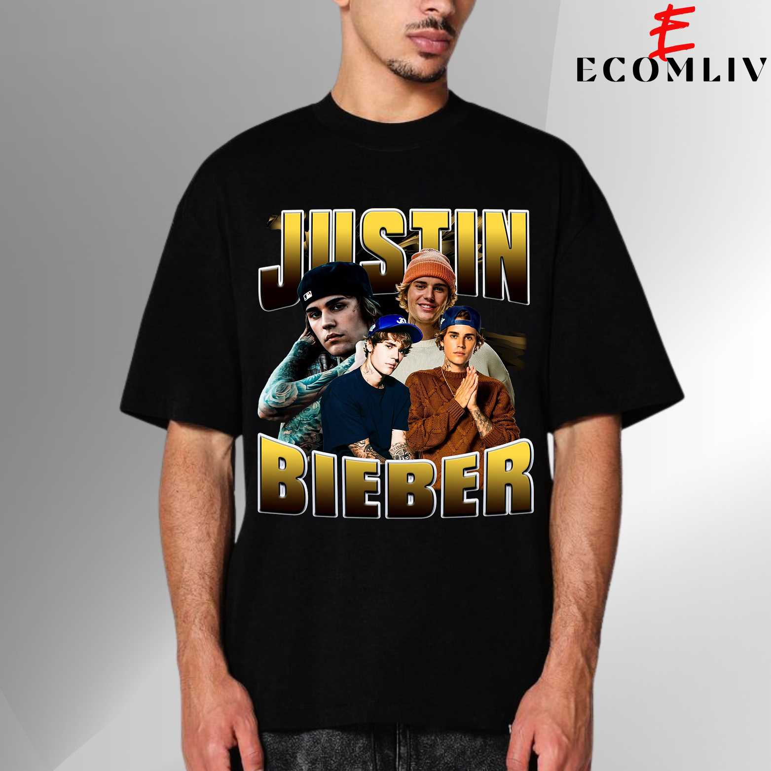 Justin Bieber Retro Concert Tee, Unisex T-Shirt